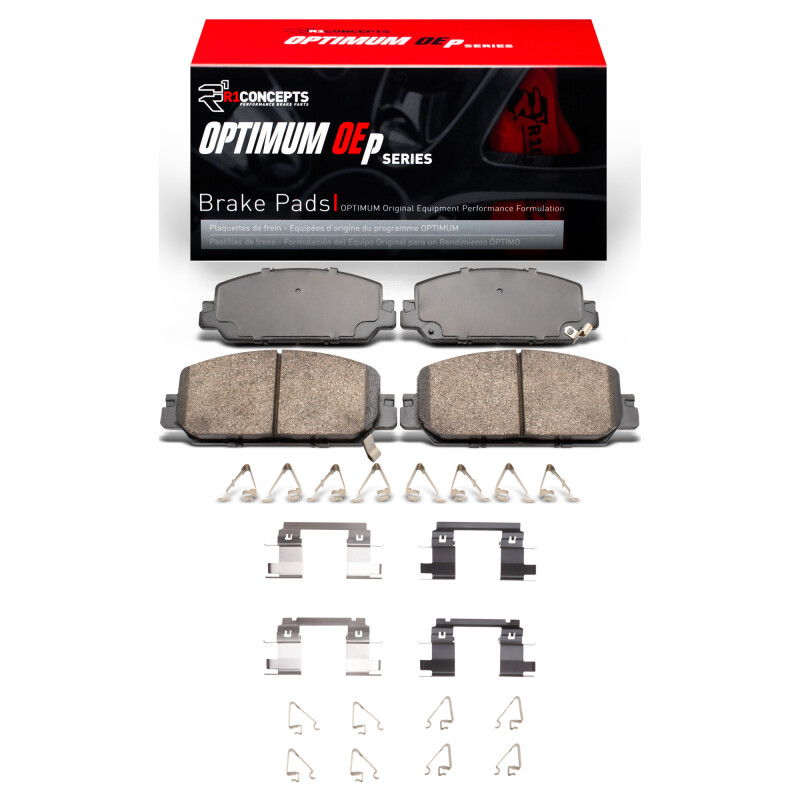 Honda Clarity Brake Pads - Front - R1 Concepts - Optimum OE - `17-`21 Honda Clarity Brake Pads - Front - R1 Concepts - Optimum OE - `17-`21